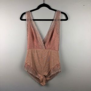 INTIMATELY FP Sinking Ships Lace Bodysuit Size S